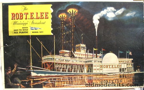 Pyro 1/163 Robert E. Lee Mississippi Steamboat, 237 plastic model kit